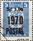 [Revenue Stamps - Overprinted "1970 POSTAL" and Surcharged, type BBZ9]