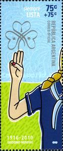 [The 200th Anniversary of the Girl Guides and Girl Scouts Association, type DLZ]