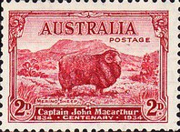 [The 100th Anniversary of the Death of Captain John Macarthur, type R1]