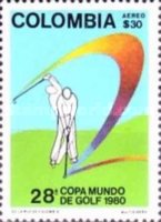 [Airmail - The 28th World Golf Cup, Cajica, type ASM]