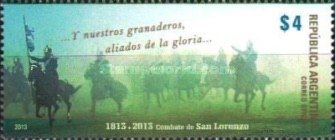 [The 200th Anniversary of San Lorenzo and the Death of Sergeant Cabral, type DRS]