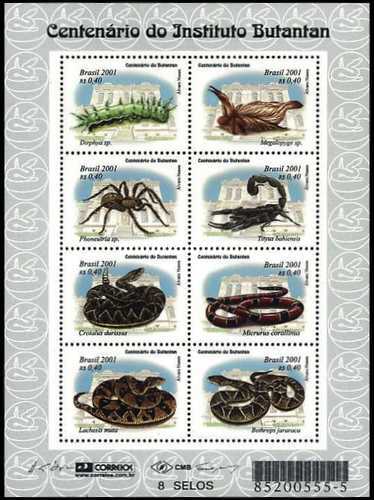 [The 100th Anniversary of the Butantan Institute, Vaccine Research Centre, Sao Paulo - Venomous Animals, type ]