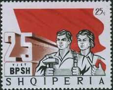 [The 25th Anniversary of Albanian Labour Unions, type AIG]