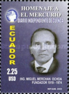 ["El Murcurio" Newspaper, type DAJ]