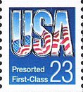 [Presorted First-Class - USA, type BXQ]
