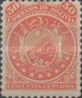 [Coat of Arms - Nine Stars below Arms, Perforated, type B10]