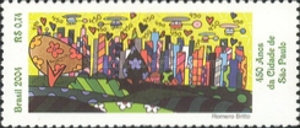 [The 450th Anniversary of the City of Sao Paulo, type DVW]