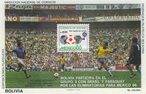 [Football World Cup - Mexico '86, type ZAM]