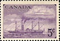 [The 100th Anniversary of Canadian Stamps, type EZ]