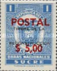 [Public Works Fiscal Stamps - Overprinted "TIMBRE DE LA CONSTRUCCION" and "POSTAL" and Surcharged, type BBQ]