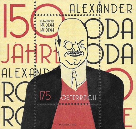 [The 150th Anniversary of the Birth of Roda Roda, 1872-1945, type ]