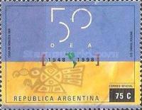 [The 50th Anniversary of the Organization of American States, type CEQ]
