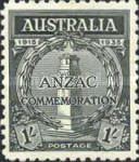 [The 20th Anniversary of the Gallipoli Landing by ANZAC, type T1]
