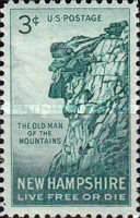[New Hampshire - The Old Man of the Mountains, type TZ]