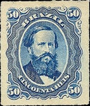[Emperor Dom Pedro - Rouletted, type G2]