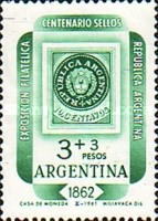 [International Philatelic Exposition, Argentina 1962, type TN]