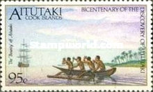 [The 200th Anniversary of the Discovery of Aitutaki by Captain Bligh, type OF]