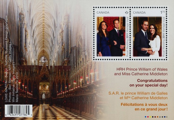 [Royal Wedding - Prince William & Catherine Middleton, type XXF]