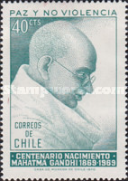 [The 100th Anniversary of the Birth of Mahatma Gandhi, 1869-1948, type RT]