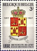 [The 150th anniversary of the university in Liege and Gent, type AIH]