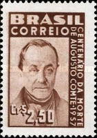 [The 100th Anniversary of the Death of Auguste Comte, 1798-1857, type AHC]