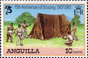 [The 75th Anniversary of the Scouting, type SG]