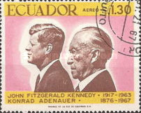 [Airmail - The 50th Anniversary of the Birth of John F. Kennedy, 1917-1963, type AXE]
