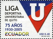 [The 75th Anniversary of Liga Deportiva Universitaria Football Club, Quito, type DAW]