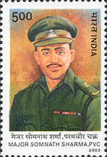 [Major Somnath Sharma, PVC, type CEU]