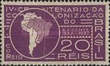 [The 400th Anniversary of the Colonization of Brazil, type DX]