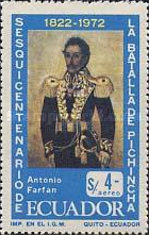 [Airmail - The 150th Anniversary of Battle of Pichincha, type BEP]
