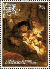 [Christmas - Paintings by Rembrandt, type NZ]