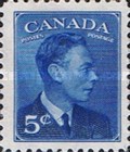 [King George VI - Inscription: "POSTES POSTAGE", type EN]