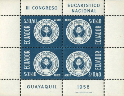 [Airmail - The 3rd National Eucharistic Congress, Guayaquil, type ]