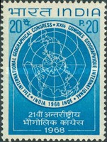 [The 21st International Geographical Congress, New Delhi, type JW]