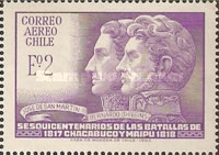 [Airmail - The 150th Anniversary of Battles of Chacabuco and Maipu, type PY]