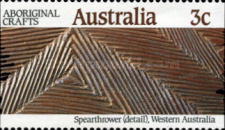 [Aboriginal Crafts - Imperforated Vertical, type AIL]