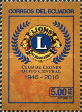 [The 70th Anniversary of Lions Club Quito, type EMQ]