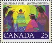 [Christmas - Canada's First Carol "Jesous Ahatonhia", type VK]