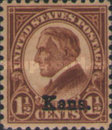 [Overprinted "Kans." - Rotary Press Printing, type GQ]