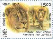 [Endangered Species. Asiatic Lion, type BFU]