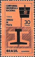 [The 25th Anniversary of the National Steel Company, type AOG]