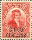 [Issue of 1909 Surcharged, type XDM]