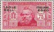 [Italian Stamps in Different Colors Overprinted "ISOLE ITALIANE DELL'EGEO", type AB]