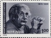 [The 100th Anniversary of the Birth of Albert Einstein, Physicist, type WJ]