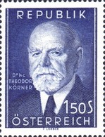[The 80th Anniversary of the Birth of Dr. Theodor Körner, type SU]