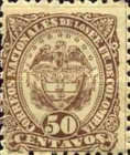 [Coat of Arms - Inscription "CORREOS NACIONALES DE LOS EE. UU. DE COLOMBIA", type BA]