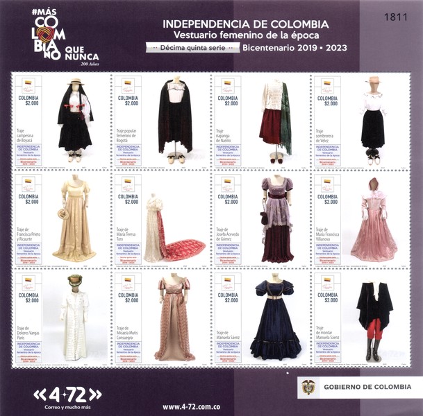 [Women's Clothing from the 15th Century - The 200th Anniversary of Independence, type ]