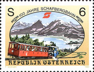 [The 100th Anniversary of Schafberg Mountain Steam Train, type BKG]
