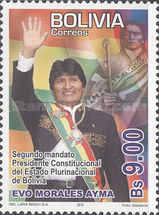 [President Evo Morales, type BMW]